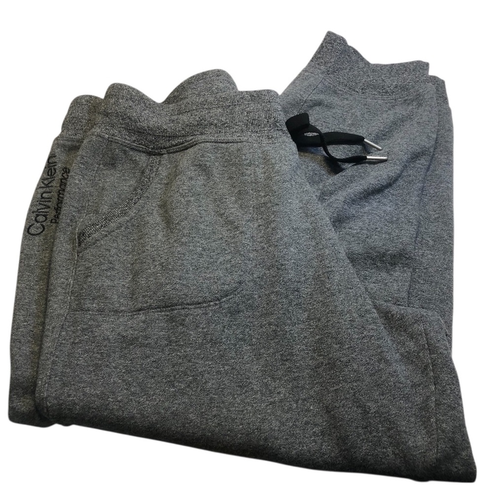Calvin Klein Performance track Pant  Joggers Grey, elastic waist XL